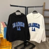 Los Angeles Kapşonlu Sweat - SİYAH