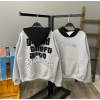 San Andreas Oversize Sweatshirt-GRİ