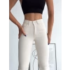 Yüksek Bel Boru Paça Jean