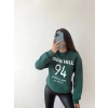 94 Baskılı Oversize Sweat