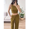 Halter Fitilli İkili Takım - YEŞİL