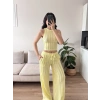 Halter Fitilli İkili Takım - SARI