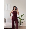 Yaka Aksesuar İkili Takım - BORDO