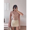 Drapeli Pelerin Bodysuit - EKRU