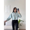 Sırt Detay Kot Ceket -  MAVİ