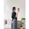 Bel Bağlamalı Modal Crop - SİYAH