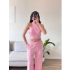 Keten Halter İkili Takım - PEMBE