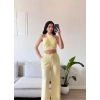 Keten Halter İkili Takım - SARI