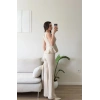 Premium Volanlı Pantolon Takım - BEJ