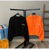Assomeol Kanguru Cep Kapüşonlu Sweat-SİYAH