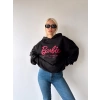 Barbie Los Angeles Unisex Oversize Sweatshirt-SİYAH