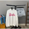 Barbie Oversize Sweatshirt-BEYAZ