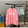 Barbie Oversize Sweatshirt-PEMBE