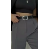 Basic Gümüş Toka Kemer