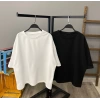 Basic Oversize Unisex T-shirt-BEYAZ