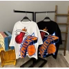 Basketball Unisex Overize T-shirt-BEYAZ