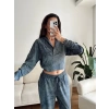 Batik Modal İkili Takım - MAVİ