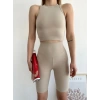 Biker Taytlı İkili Takım-BEJ