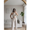 Boyun Bağlamalı Tasarım Takım - BEJ