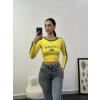 Brasil Şerit Crop - SARI