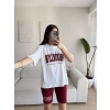 Brooklyn Taytlı Takım - BORDO