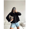 Cep Detay Kaşe Ceket - SİYAH