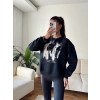 Cowboy Oversize Sweat - SİYAH