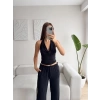 Degaje Bluz Pantolon Takım - SİYAH
