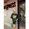 Detroit Michigan Unisex Oversize T-shirt-YEŞİL