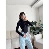 Dik Yaka Fermuar Bodysuit