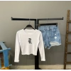 Drake Kaşkorse Crop Bluz-BEYAZ