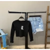 Drake Kaşkorse Crop Bluz-SİYAH
