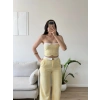Garnili Straplez İkili Takım - SARI