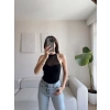 Göğüs Tül Halter Crop