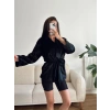 Gold Fox Kaşe Kaban - SİYAH