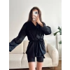 Gold Fox Kaşe Kaban - SİYAH
