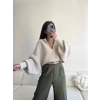 Gömlek Yaka Oversize Kazak