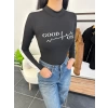 Good Only Şerit Bodysuit - SİYAH