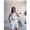 Halter Şortlu İkili Takım - BEYAZ