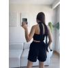 Halter Şortlu İkili Takım - SİYAH