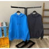 Kanguru Cep Unisex Oversize Kapüşonlu Sweat-MAVİ