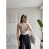 Kısa Kol Basic Crop - VİZON