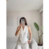 Kolsuz Degaje Bodysuit - BEYAZ