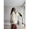 Lux Bear Peluş Astarlı Ceket - BEJ
