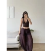 Müslin Balon Pantolon - KAHVE