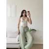 Müslin Balon Pantolon - YEŞİL