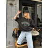 Northeast Unisex Oversize T-shirt-SİYAH