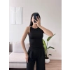 Omuz Gold Toka Kolsuz Crop - SİYAH