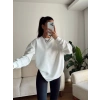 Oversize Basic Sweat - BEYAZ