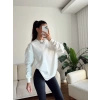 Oversize Basic Sweat - BEYAZ
